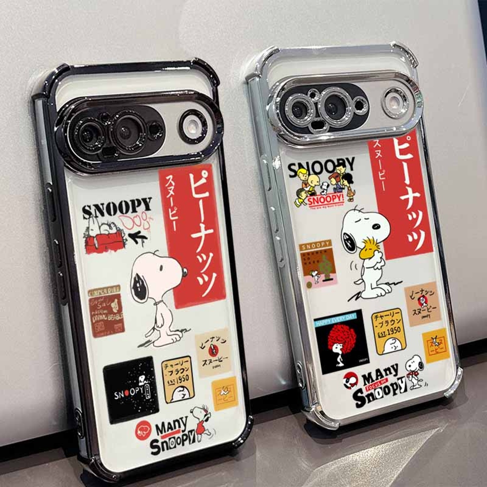 Google Pixel 9 Pro - Cover per telefono Cartoon S-noopy Cute