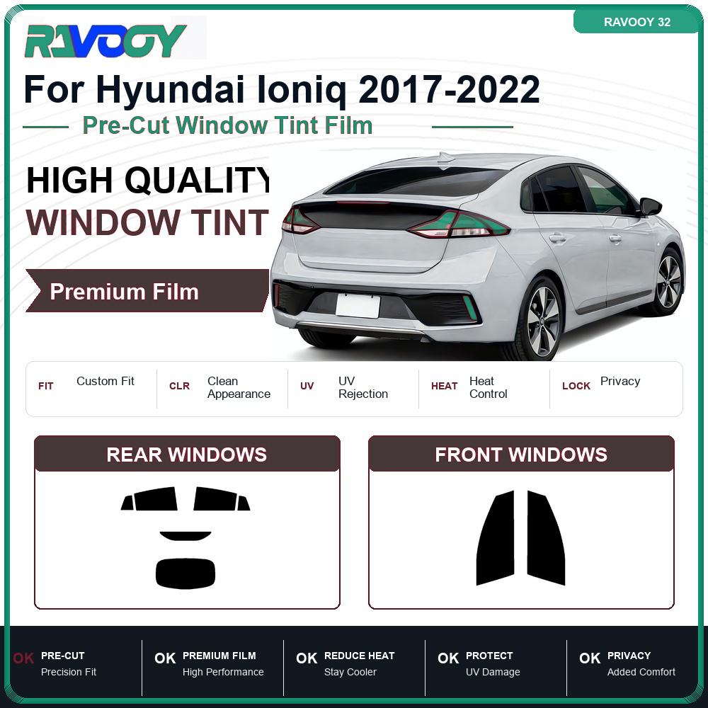 Privacy Screen Protector - Pellicola Premium Pre-Tagliata per Finestrini Hyundai