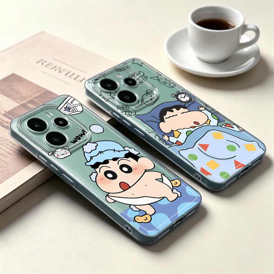 Xiaomi Redmi Note 14 - Custodia Morbida Shin-ChanS per Xiaomi Redmi
